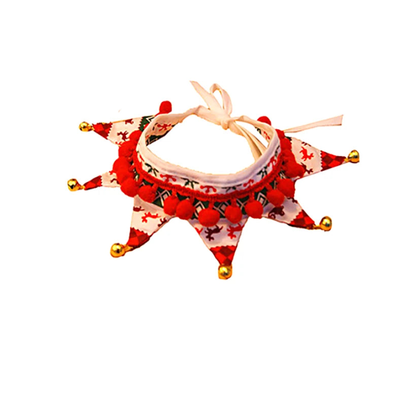 Accessoires de Noël pour chien, écharpe de Noël pour chien, chat, bavoir pour chiot, collier pour animal de compagnie, collier pour petit chien, fête de vacances, accessoires de toilettage