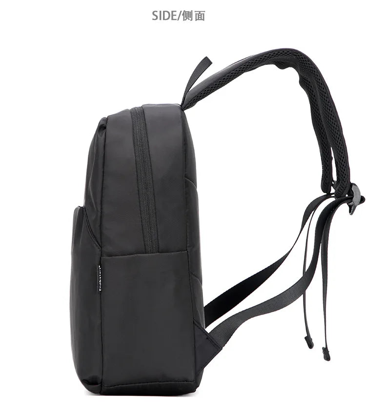 Mini sac à dos en toile pour homme, tendance, noir, cartable, petit sac japonais, sac de voyage, étanche