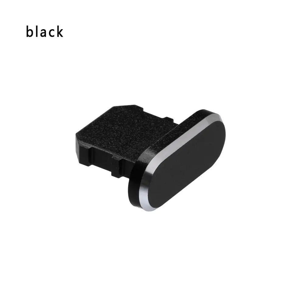 1PC Metal Charger Port Anti Dust Plug Stopper For iPhone 14 13 12 11 X XR Max 8 7 Plus Phone Accessory Charging Plug Cap Cover