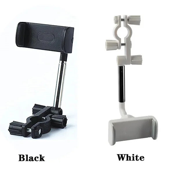 360 Rearview Mirror Car Phone Holder Universal Phone Stand Mount Support GPS Adjustable Bracket Back Seat Mobile Phone Holder