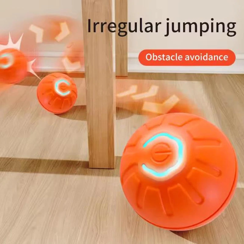 Jouet intelligent pour animaux de compagnie, balle électronique interactive pour animaux de compagnie, balle mobile USB, chiot, rebond automatique, cadeau, produits pour chats.