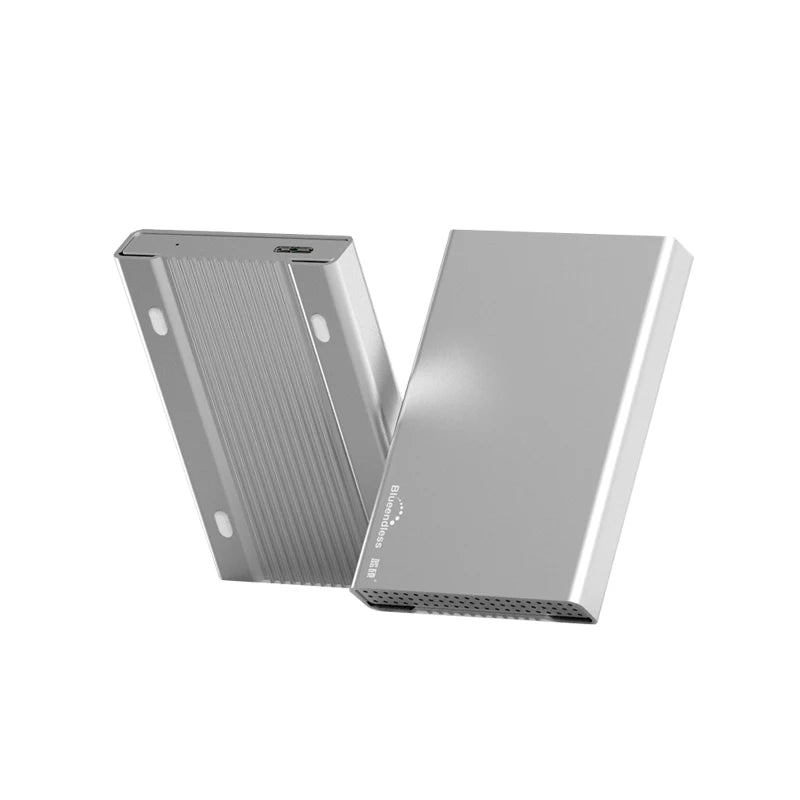 Blueendlless Aluminum Hdd Enclosure 2.5" Mobile Hard Disk Case Type-c Sata USB 3.1 Caddy All Metal Case Notebook External hdd bo