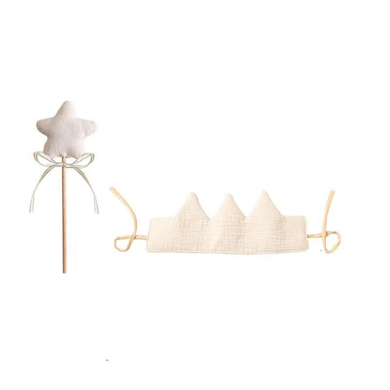 1PC Baby Wooden Star Magic Wand Rattle Play Gym Teether Toy Newborn Birthday Party Photography Prop Montessori Toys For Kid Gift