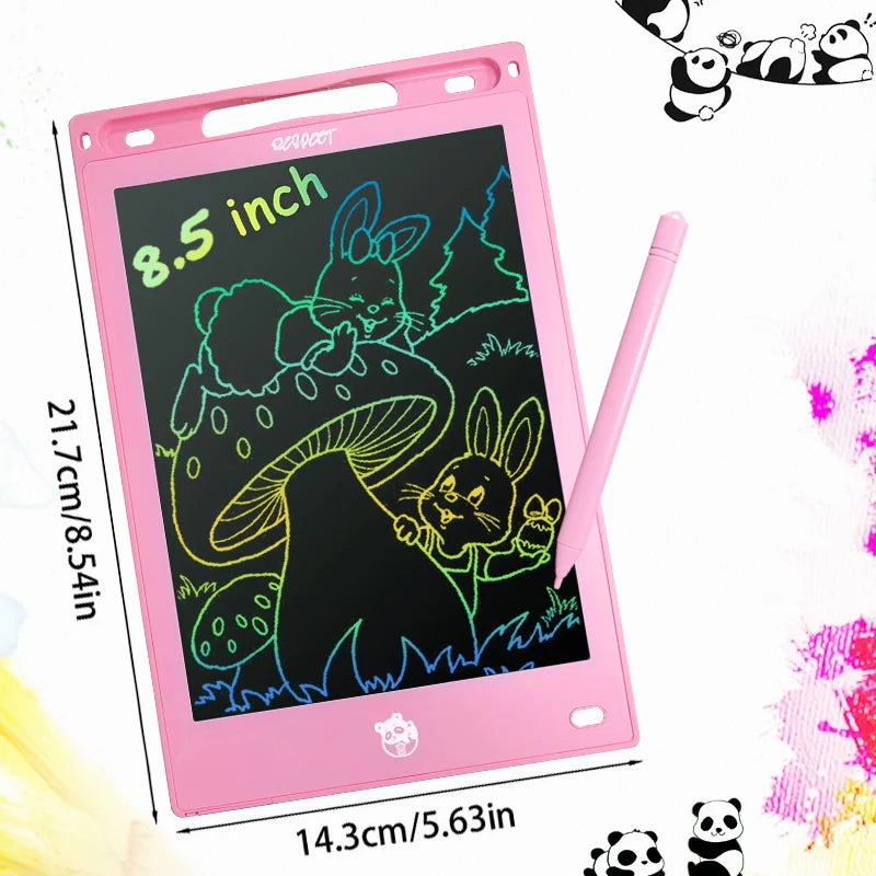 Tablette graphique LCD 8,5/10/12/16 pouces, tableau de dessin animé, jouets, cadeaux pour filles et garçons de 3 à 12 ans, bloc-notes pour enfants
