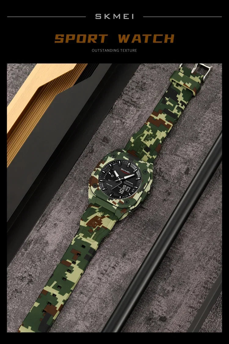 Montre SKMEI 2328 pour homme, accessoire de sport, étanche, réveil, numérique, électronique
