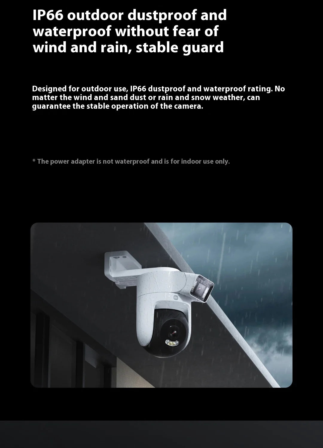 Xiaomi Outdoor Camera 4 Dual Version MJSXJ10HL IP66 Security Protection CCTV AI Detection Full-Color Night Vision Smart Home