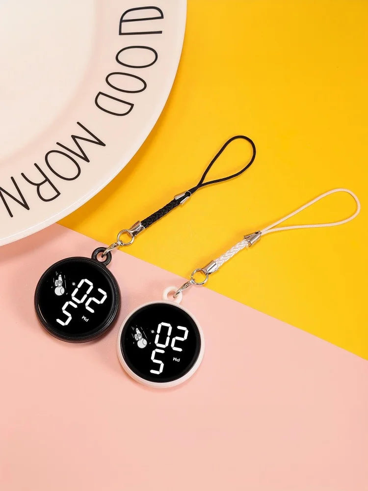 Montre LED créative à pendentif, montre électronique tactile simple pour écoliers du primaire