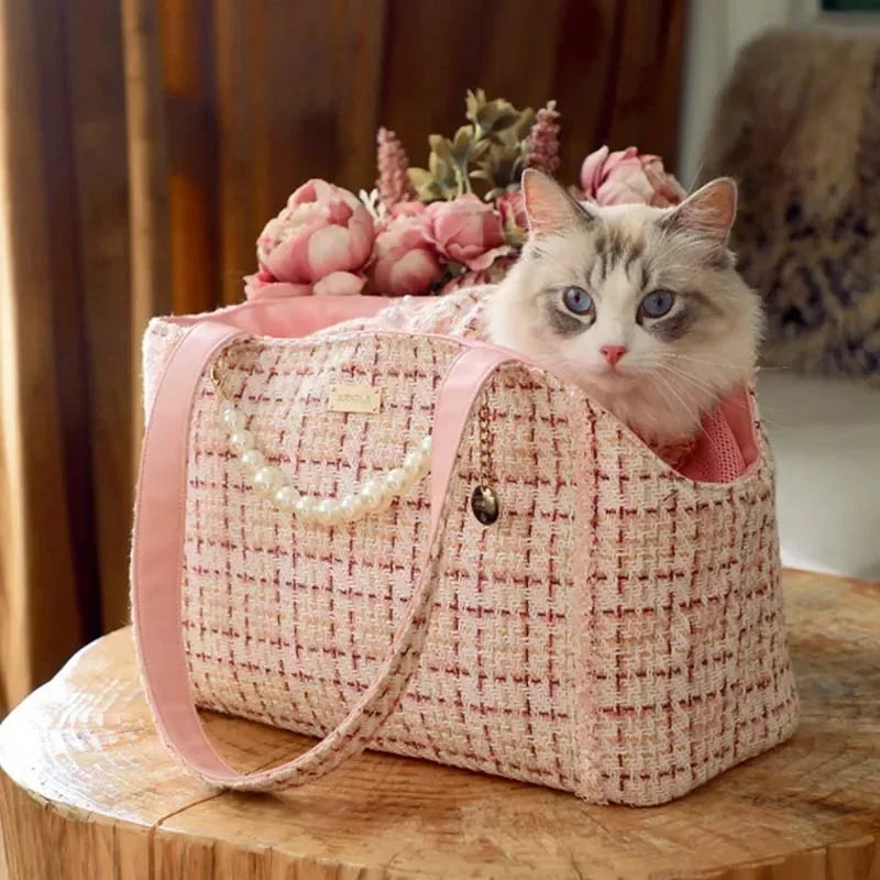 Sacs à bandoulière de luxe pour petits chiens, articles pour animaux de compagnie, sac à main portable pour chiots, accessoires pour chiens, Yorkshire, Chihuahua, sac de transport pour chats