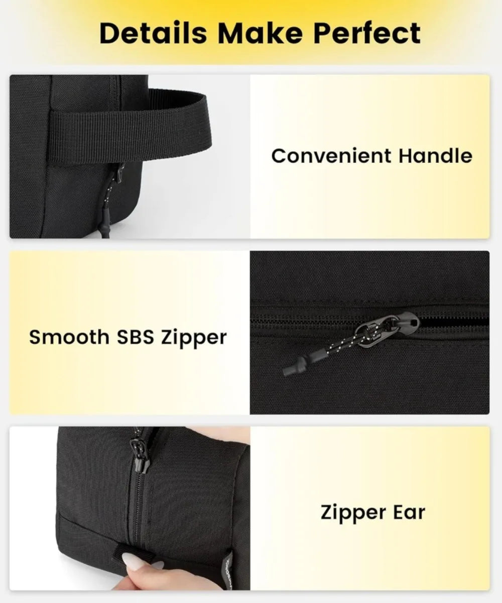 Trousse de toilette de voyage résistante à l'eau, à suspendre, pour voyage, accessoires de toilette, sac cadeau, organiseur portable, sacs de rangement