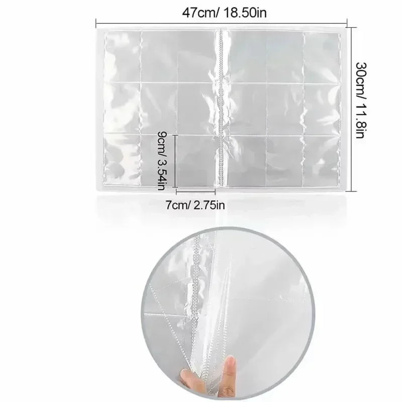 540 PCS Promotion for Pokemones Photo Album Classic Anime Card Protector Notebook Card Book Laser Collection Folder Kids Gifts