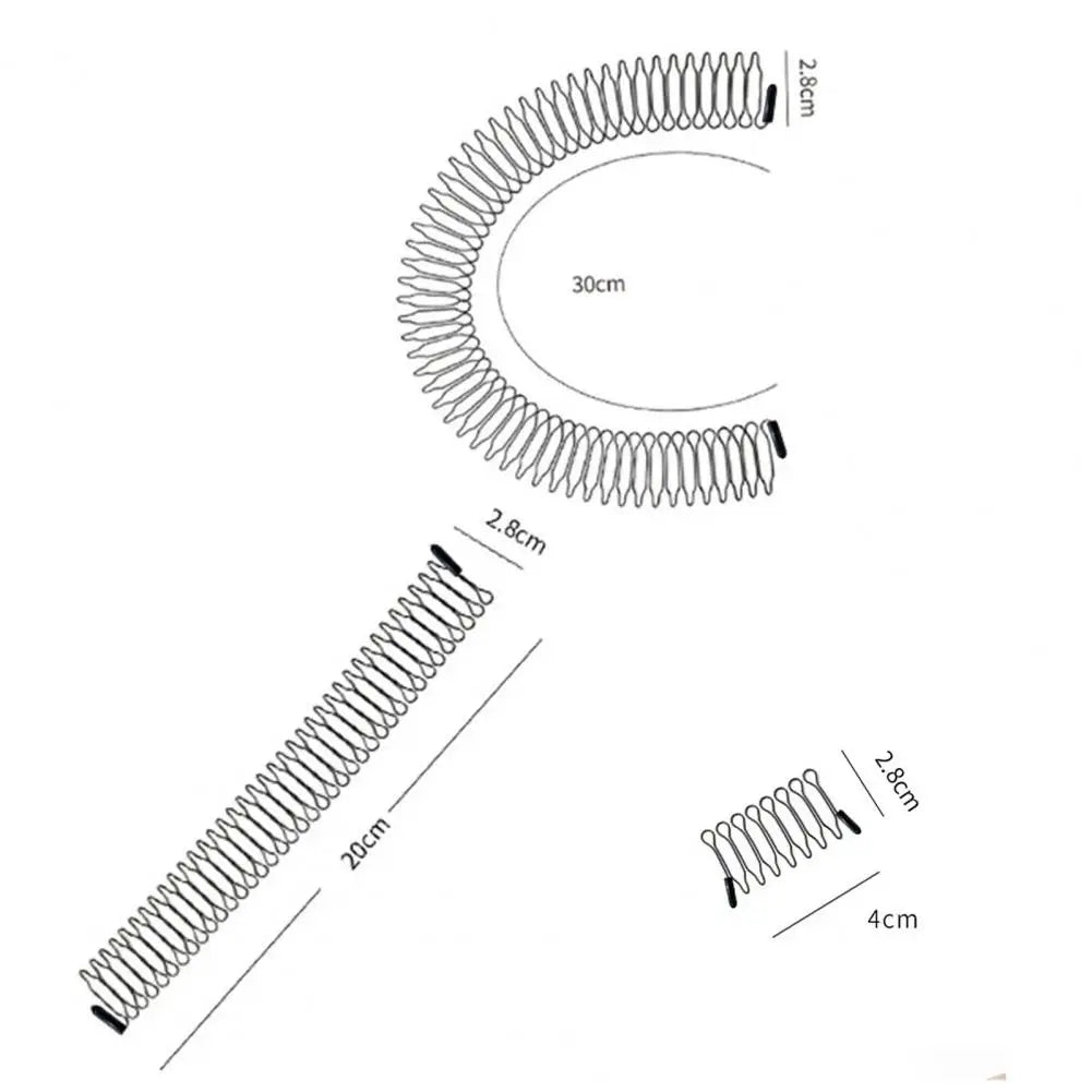 Bandeau de fixation pour cheveux cassés, bandeau flexible, antidérapant, pour franges, pour femmes, coiffure légère pour cheveux courts