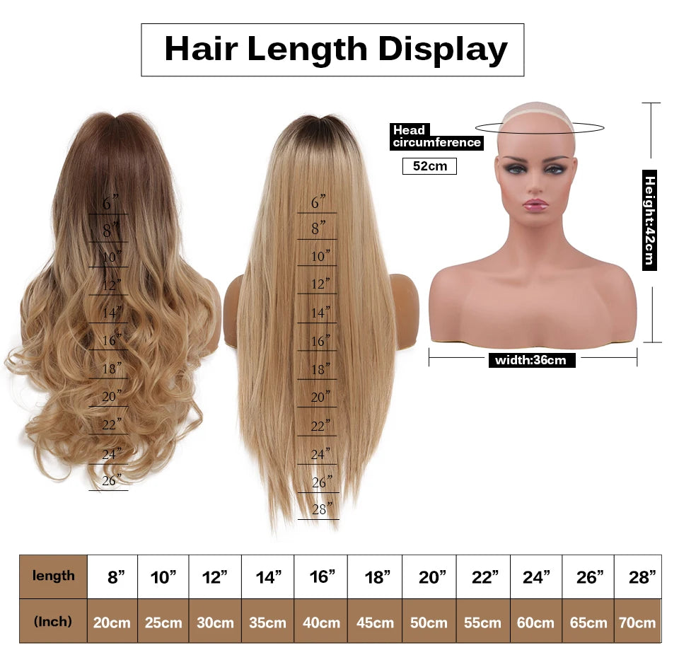 Perruques synthétiques longues blondes EASIHAIR pour femmes, cheveux naturels lisses et dégradés avec frange, résistantes à la chaleur, pour un usage quotidien