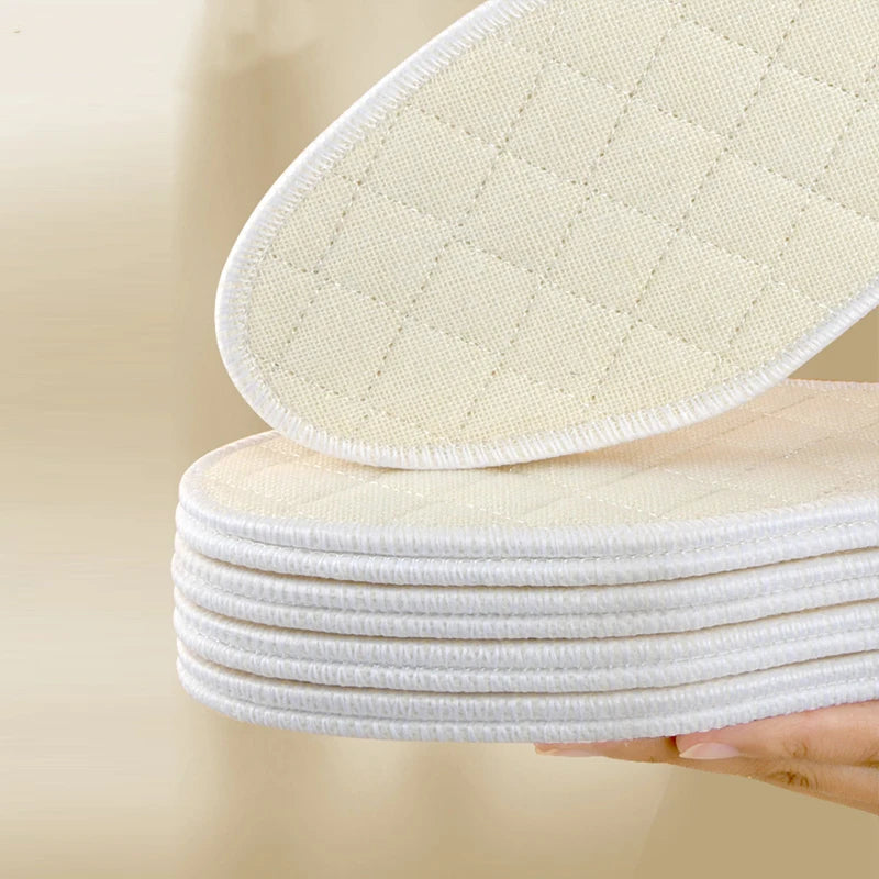 Semelles intérieures déodorantes en armoise pour hommes et femmes, coussinets de sport doux et respirants, absorbant la transpiration, coussinets de chaussures de course