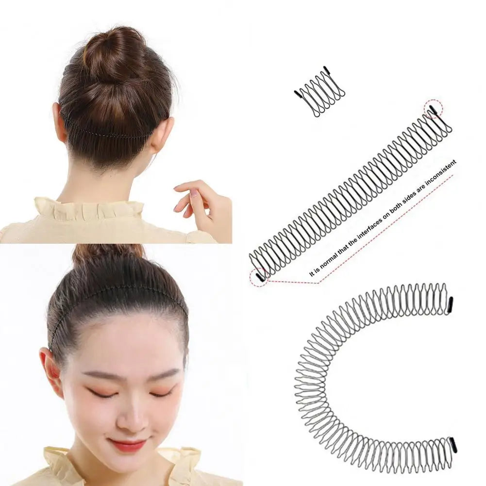 Bandeau de fixation pour cheveux cassés, bandeau flexible, antidérapant, pour franges, pour femmes, coiffure légère pour cheveux courts