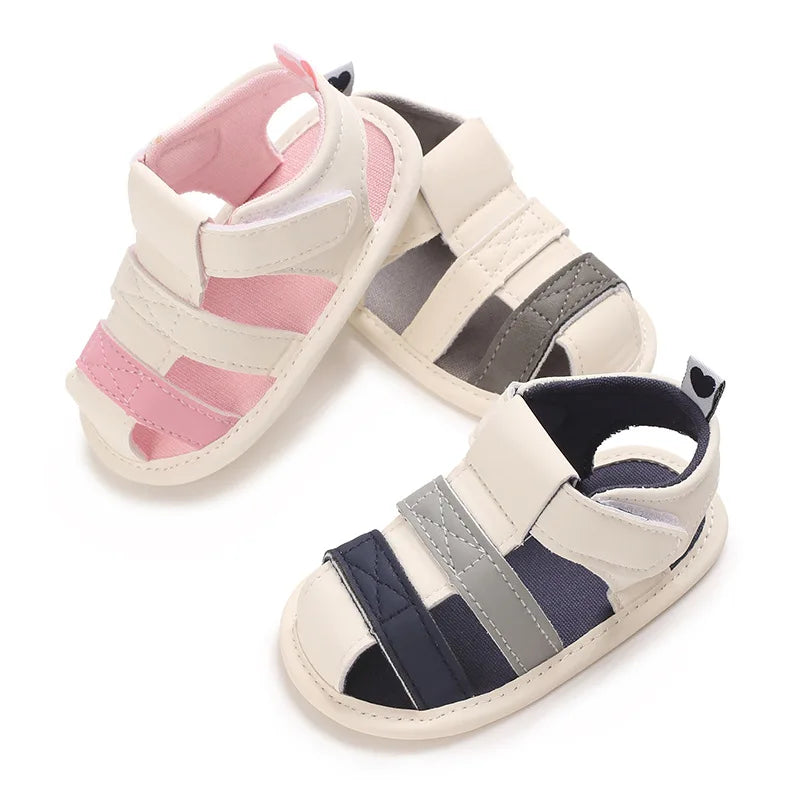 Newborn Infant Baby Boy Girls Shoes Summer Sandals Casual Soft Bottom Non-Slip Breathable Baby Shoes Toddler Shoes