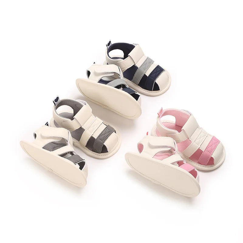 Newborn Infant Baby Boy Girls Shoes Summer Sandals Casual Soft Bottom Non-Slip Breathable Baby Shoes Toddler Shoes