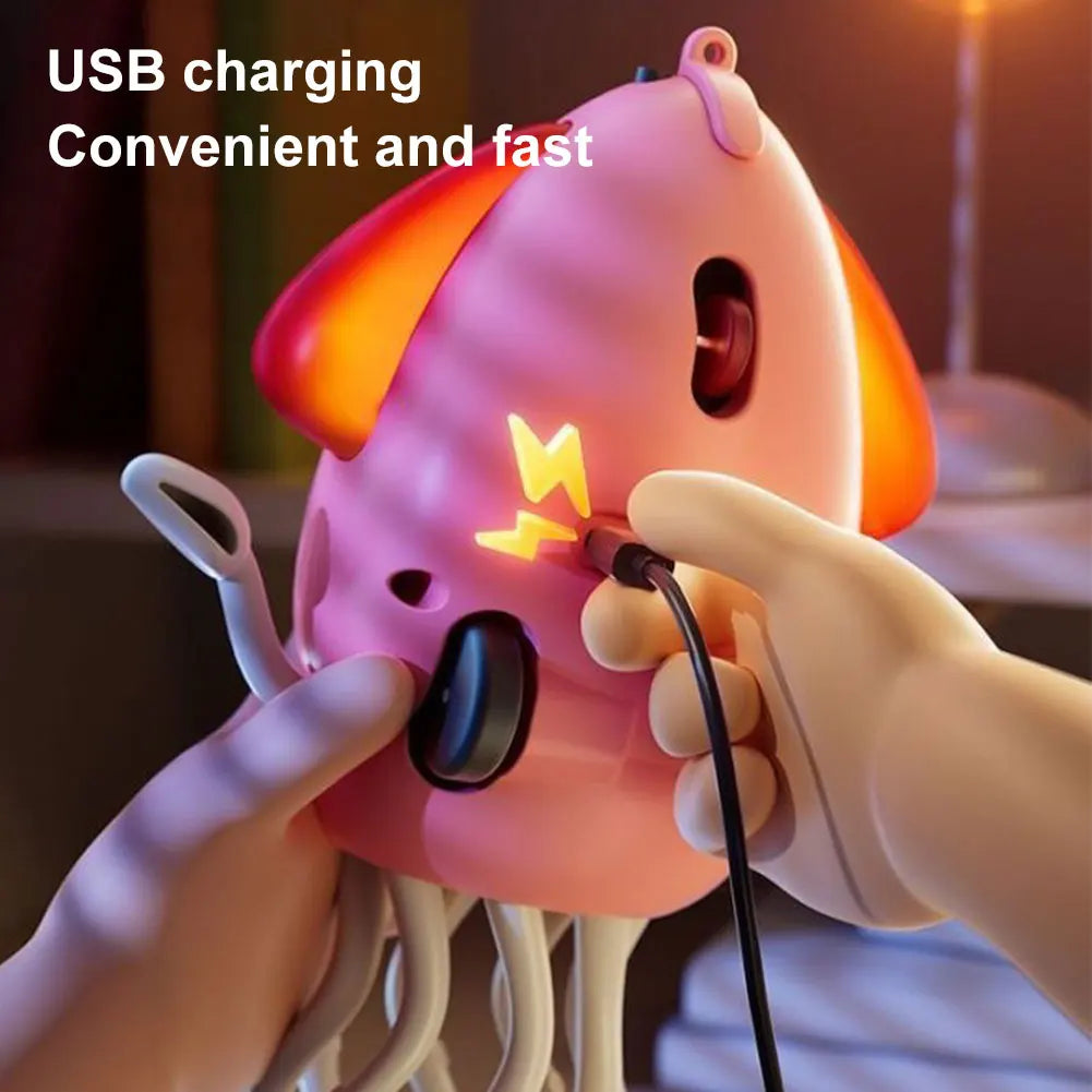 Pieuvre électronique dansante avec musique et lumière, jouet éducatif interactif et mobile, idéal comme cadeau pour enfant