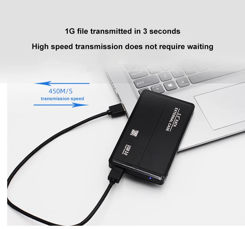 UTHAI 2.5 inch USB 3.0 Mobile Aluminum Alloy Hard Drive Case With Serial Port External SATA Hard Drive Case for Notebook BN04