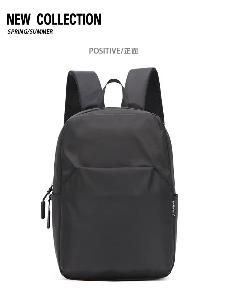 Mini sac à dos en toile pour homme, tendance, noir, cartable, petit sac japonais, sac de voyage, étanche