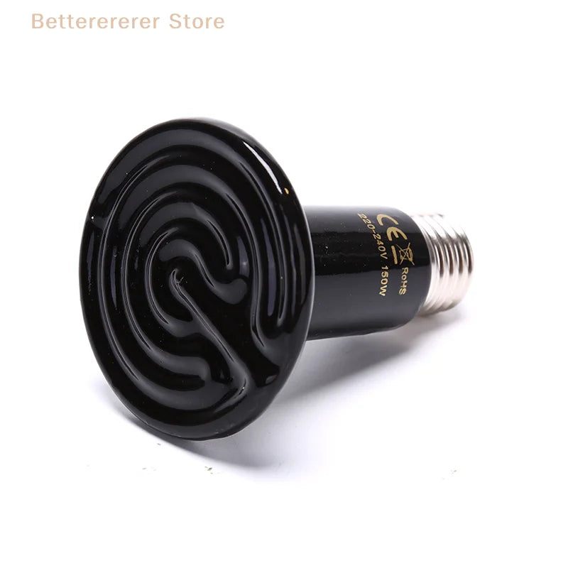 Pet Reptile Far Infrared Ceramic Heating Lamp Heat Emitter Light Bulb