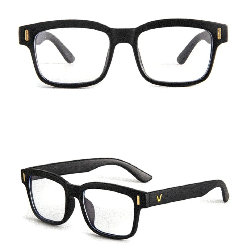Lot de 3 lunettes carrées anti-bleues pour hommes et femmes, monture d'ordinateur, verres optiques, nouveauté 2023