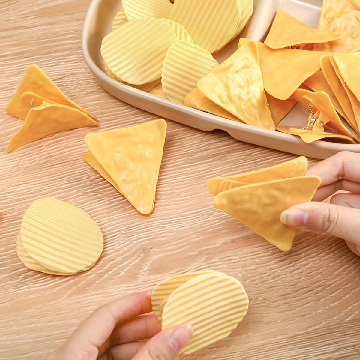 1 ensemble de pinces à pommes de terre créatives, pinces pour sacs alimentaires, polyvalentes, pour conserver la fraîcheur, sacs à collations scellés, accessoires de cuisine