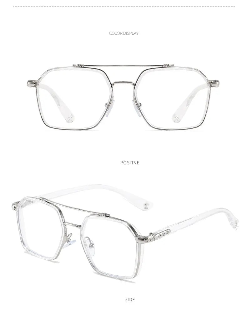 Miroir rétro à double faisceau anti-lumière bleue pour ordinateur, protection des yeux, pour la lecture et les jeux, pour hommes et femmes, 2023