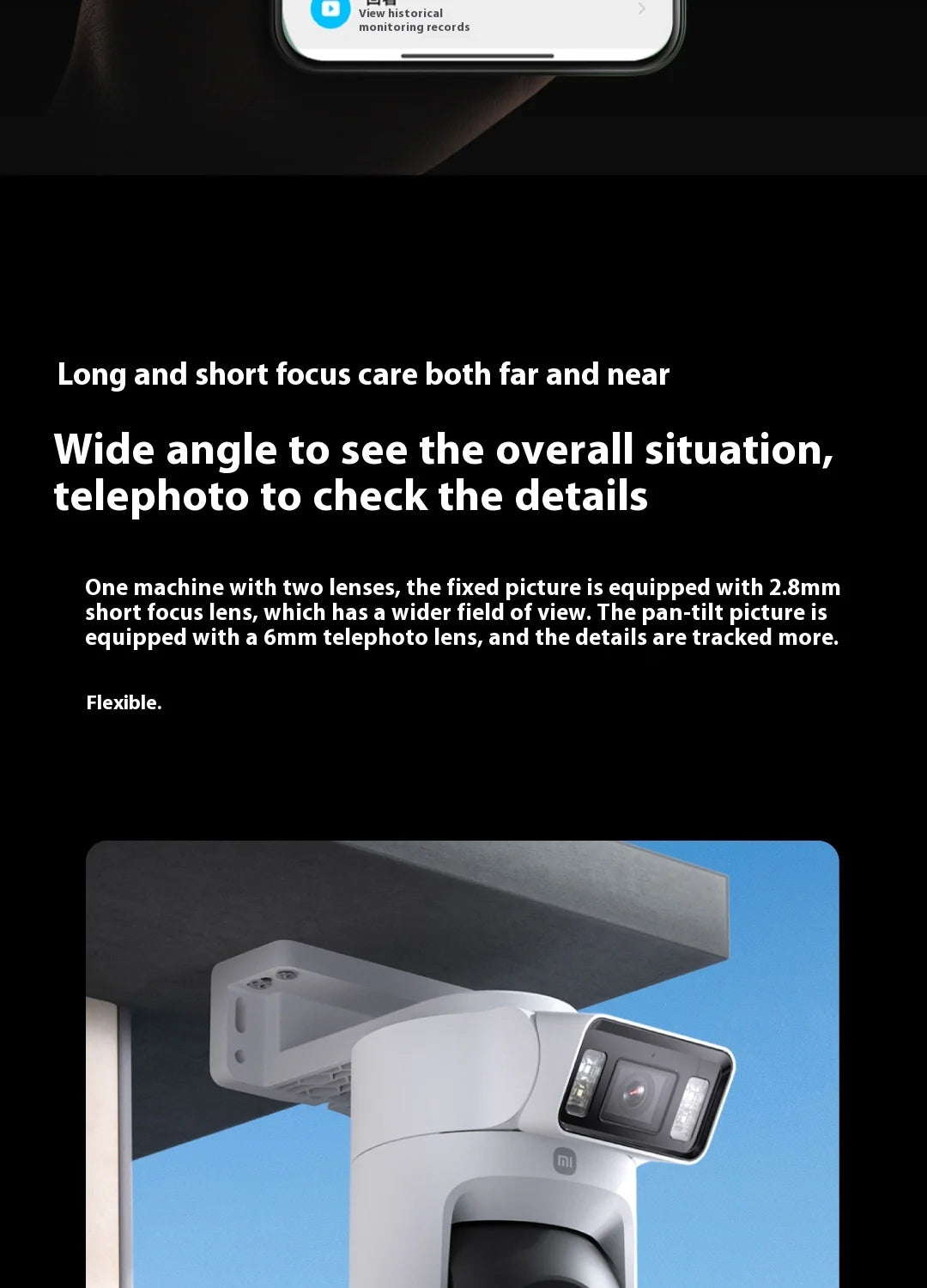 Xiaomi Outdoor Camera 4 Dual Version MJSXJ10HL IP66 Security Protection CCTV AI Detection Full-Color Night Vision Smart Home