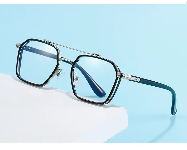 Miroir rétro à double faisceau anti-lumière bleue pour ordinateur, protection des yeux, pour la lecture et les jeux, pour hommes et femmes, 2023