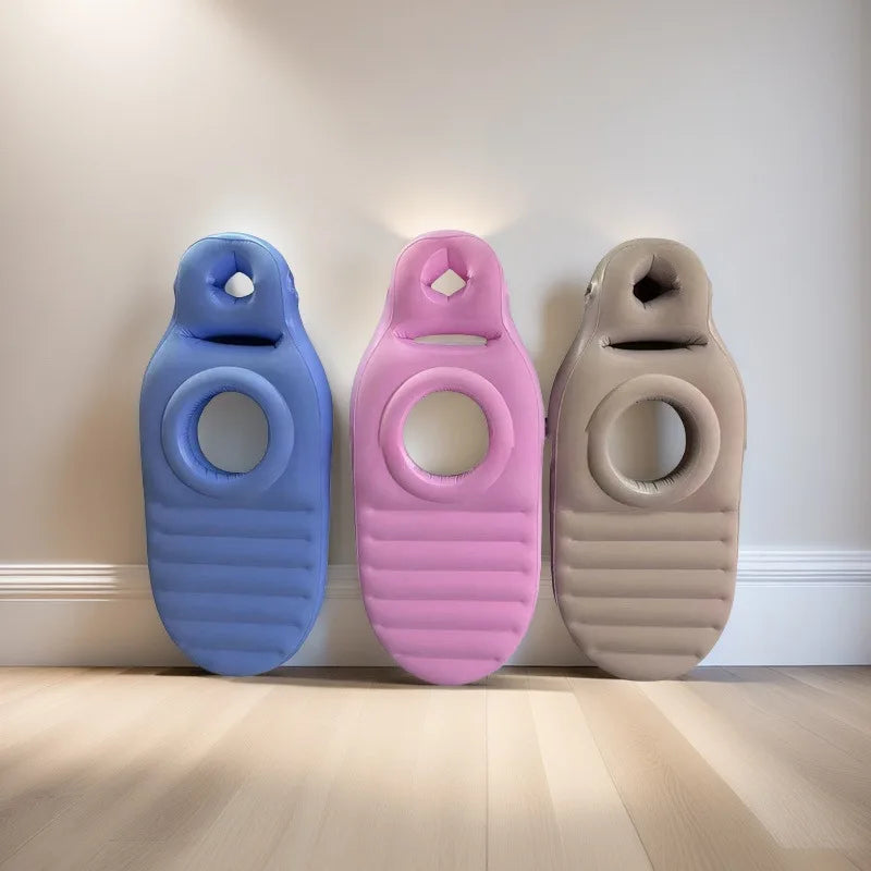 Multi functional Inflatable Maternity Bed Cushion Mattress with Hole for Pregnant Mommy Comfortable Yoga Mat Protective Portable