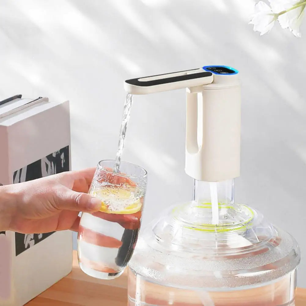 Distributeur d'eau automatique à pompe pour bouteille, chargement USB, distributeur d'eau électrique portable, pompe pour usage domestique et extérieur, pour bouteille de 2 à 5 gallons