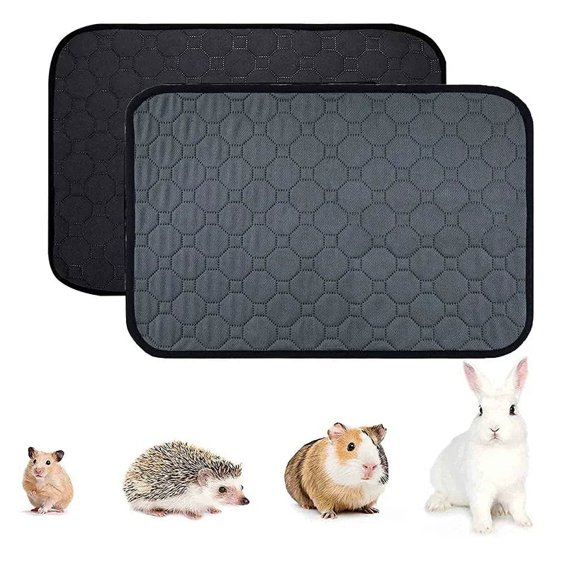 Guinea Pig Cage Lining Washable Guinea Pig Skin Pad Reusable and Non slip Urinary Pad for Guinea Pig Cat and Dog Beds