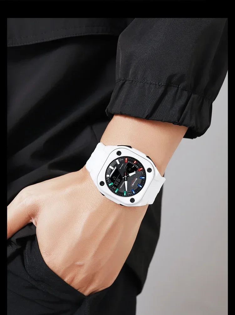 Montre SKMEI 2328 pour homme, accessoire de sport, étanche, réveil, numérique, électronique