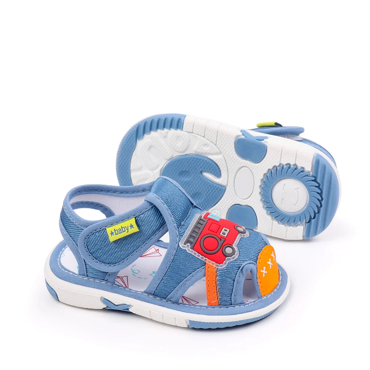 Chaussures d'été grinçantes pour bébés filles et garçons, chaussures de marche d'intérieur et d'extérieur de haute qualité avec TPR, tendance 2025