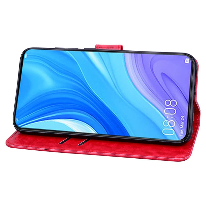 For Huawei P Smart Pro Case Phone Cover Soft Silicone Wallet Flip Case for Coque Huawei P Smart Pro Phone Case Fundas 2019 Cover