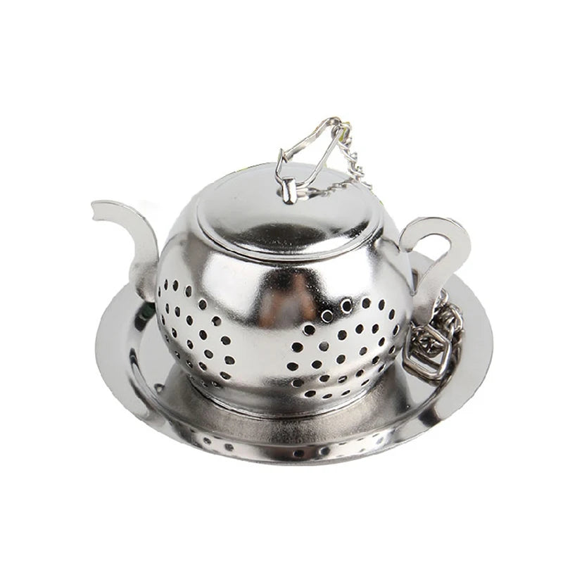 Tea Infuser Stainless Steel Tea Strainer Leaf Tea Filter Sieve Spice Ball Infuser Mesh Strainer Tea Brewing Kitchen Accessories