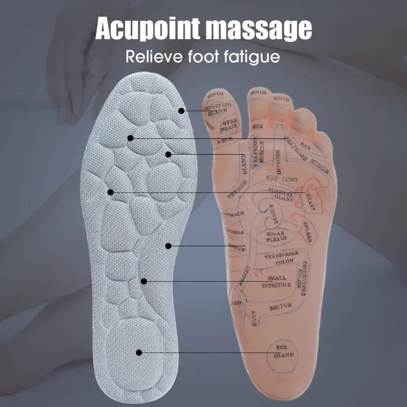 Lot de 10 semelles intérieures en mousse à mémoire de forme 5D, épaisses, respirantes, confortables, pour chaussures à talons hauts, coussinets orthopédiques