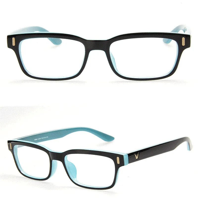 Lot de 3 lunettes carrées anti-bleues pour hommes et femmes, monture d'ordinateur, verres optiques, nouveauté 2023