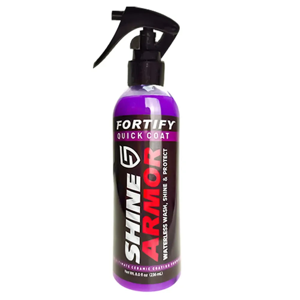 SHINE ARMOR Ceramic Coating Fortify Quick Coat Car Wax Polish Spray Waterless Wash Wax Hydrophobic Top Coat Polish Polymer Paint