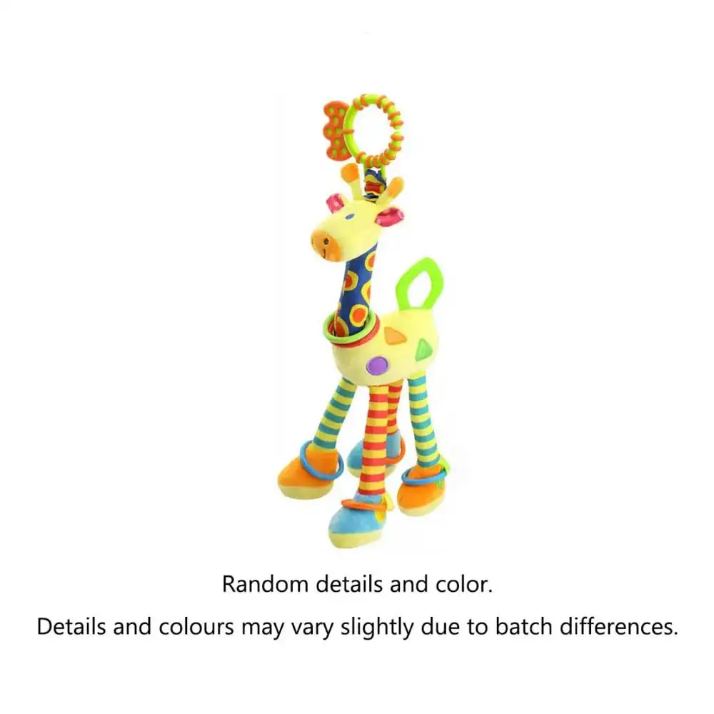 Baby Early Sensory Toys Cartoon Wrist Ring Socks Bed wrapping, bed hanging, soothing cloth toy, sleep soothing towel Baby Rattle