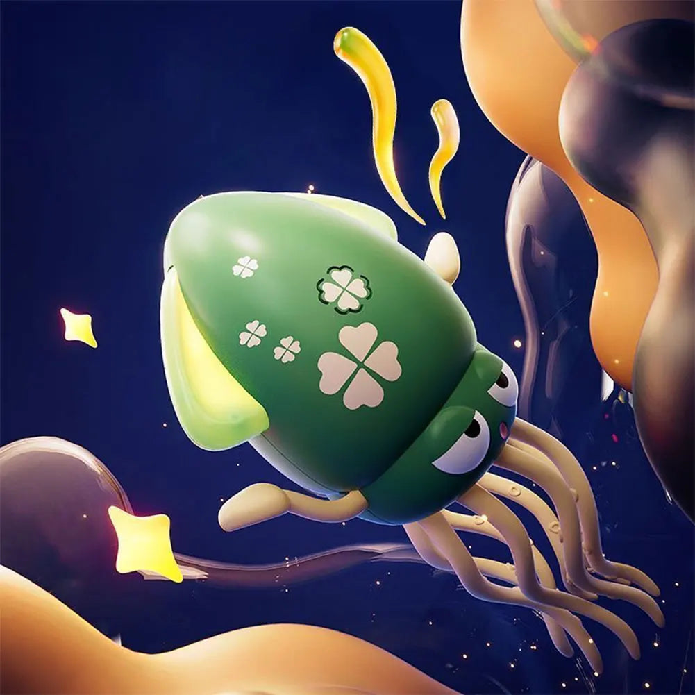 Pieuvre électronique dansante avec musique et lumière, jouet éducatif interactif et mobile, idéal comme cadeau pour enfant