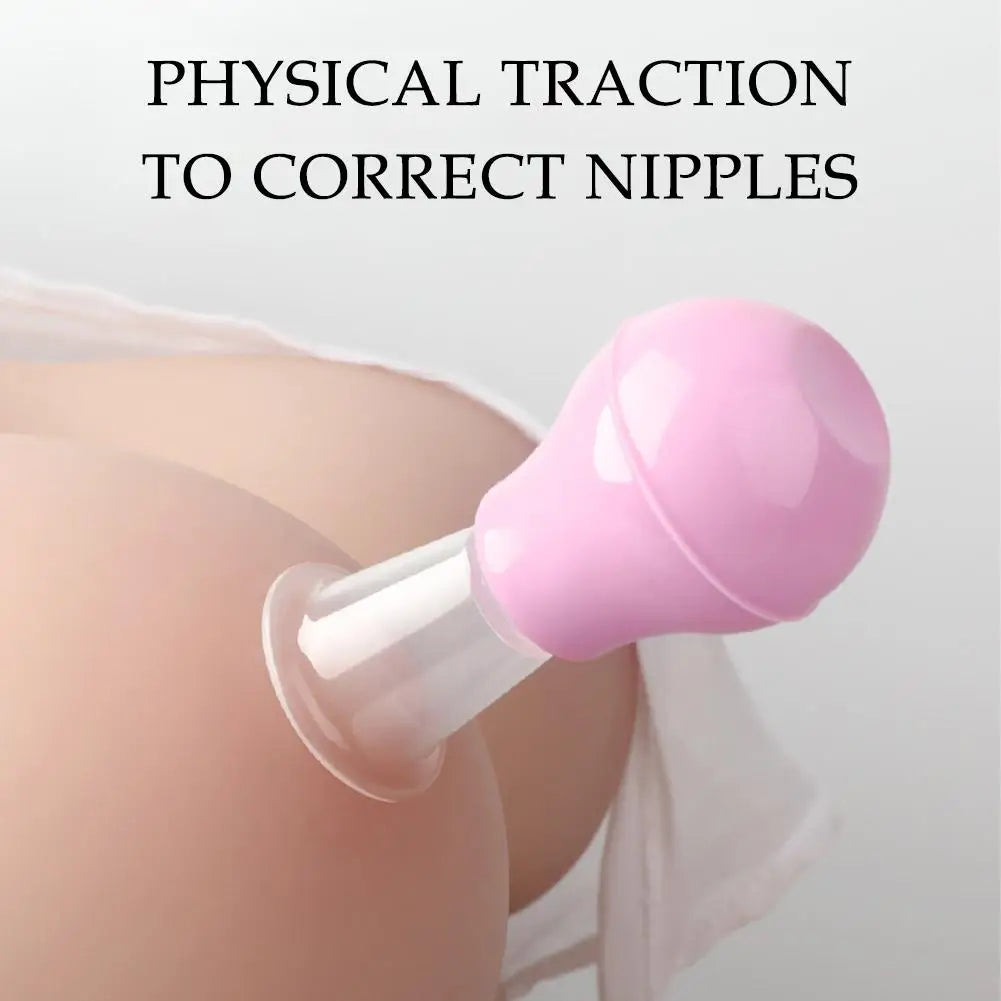 Nipple Aspirator Puller Retraction Pump Sucker Teat Portable Massager Silicone Care Nipple Orthotics Corrector Women Health L3L5