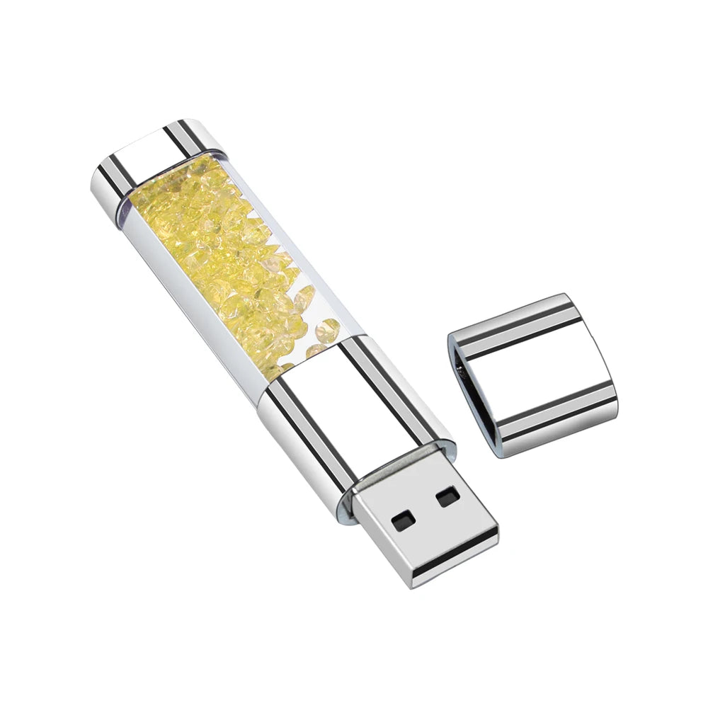 Crystal Diamond Usb Flash Drive 2.0 4GB 8GB 16GB 32GB 64GB 128GB Pendrive Stick Usb disk Memoria Stick Exquisite gift