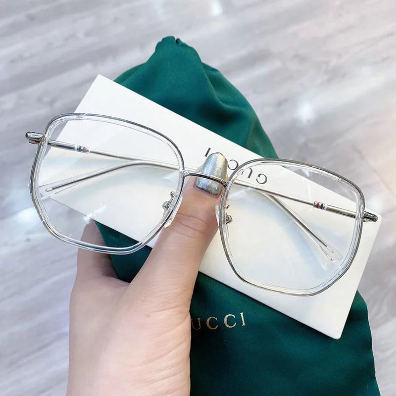 Lunettes de lecture carrées anti-lumière bleue pour hommes et femmes, style rétro, pour ordinateur, lecture et jeux, protection des yeux, 2023