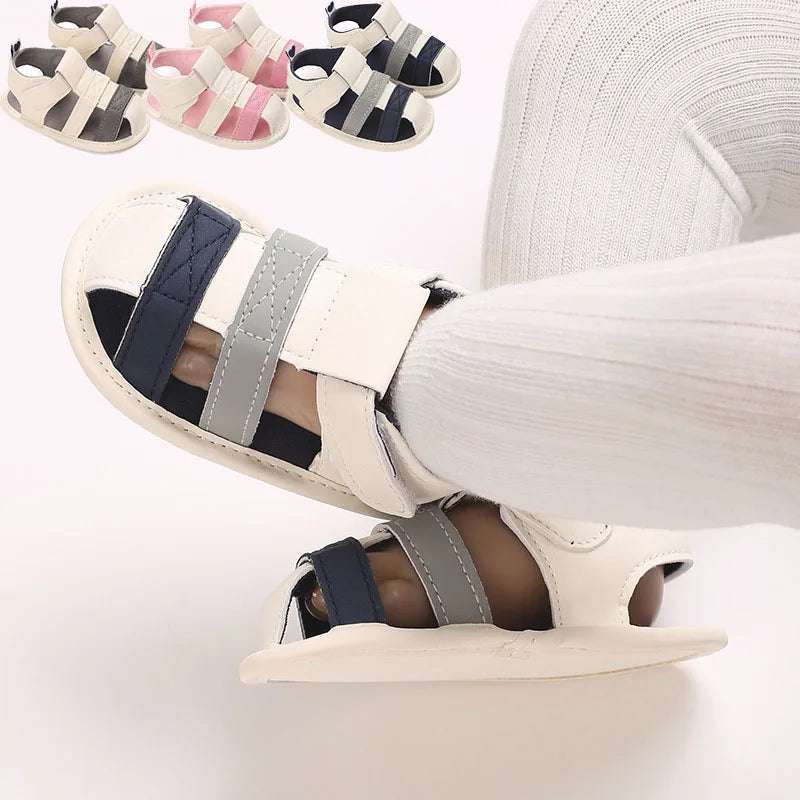 Newborn Infant Baby Boy Girls Shoes Summer Sandals Casual Soft Bottom Non-Slip Breathable Baby Shoes Toddler Shoes