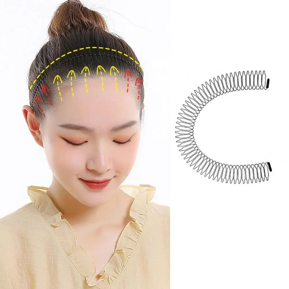 Bandeau de fixation pour cheveux cassés, bandeau flexible, antidérapant, pour franges, pour femmes, coiffure légère pour cheveux courts