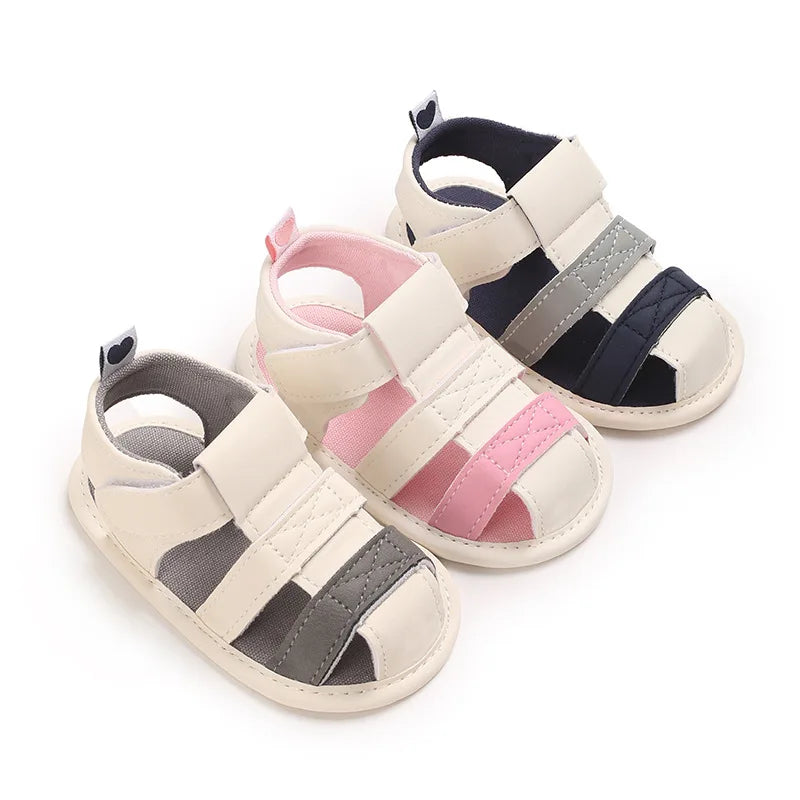 Newborn Infant Baby Boy Girls Shoes Summer Sandals Casual Soft Bottom Non-Slip Breathable Baby Shoes Toddler Shoes