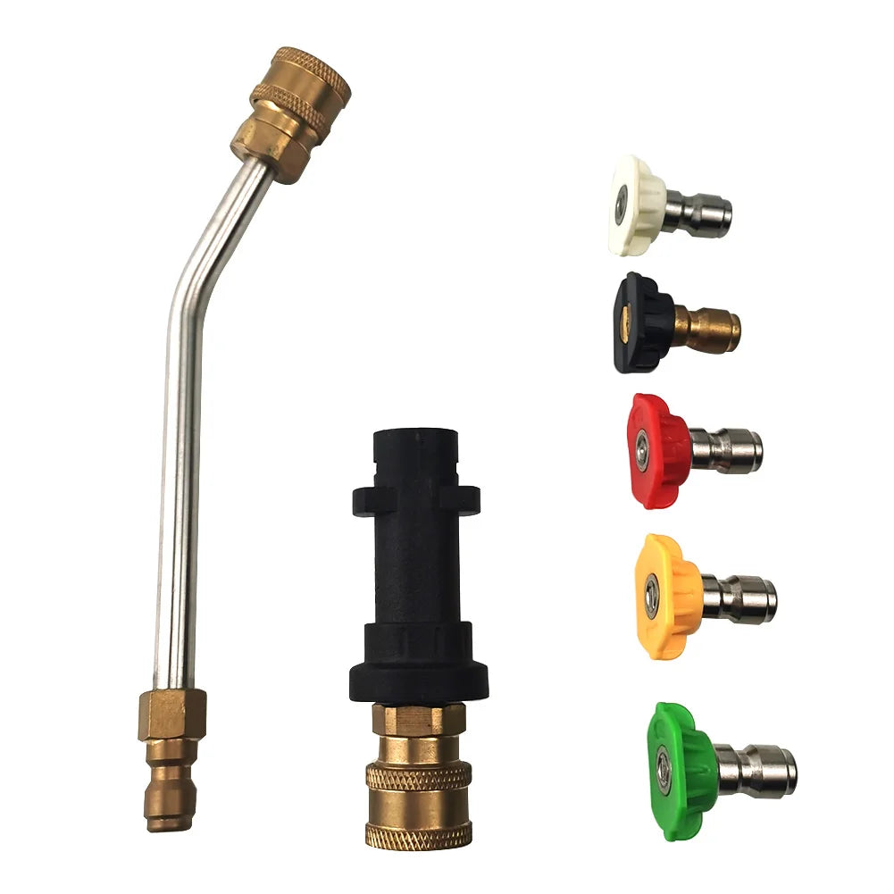 Buses de pulvérisation à connexion rapide + lance d'extension pour pistolet à eau de lavage de voiture haute pression pour Karcher K2 K3 K4 K5 K6 K7