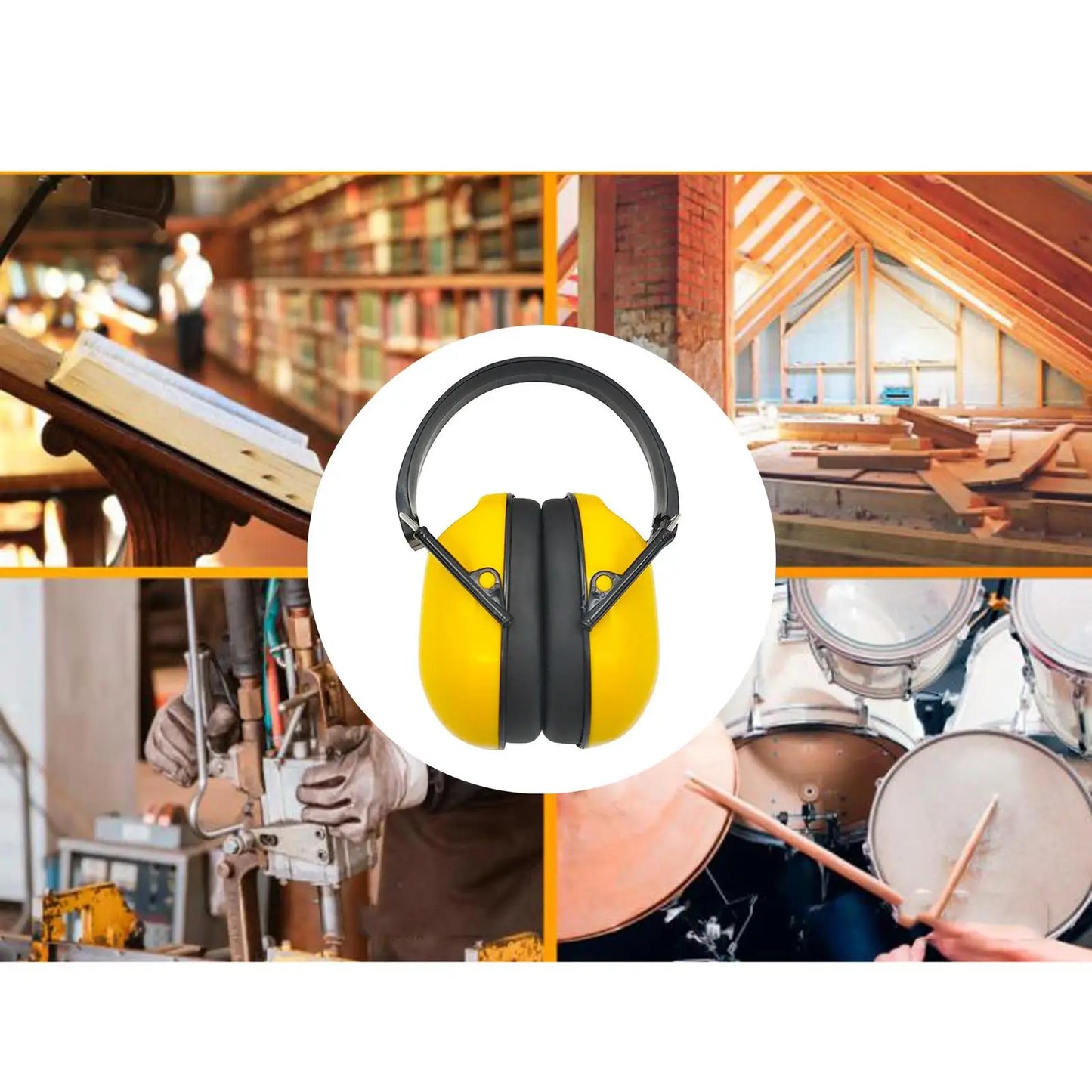 Cache-oreilles pour tout-petits, casque antibruit léger, bouchons d'oreilles pliables, serre-tête pour tournage de concerts
