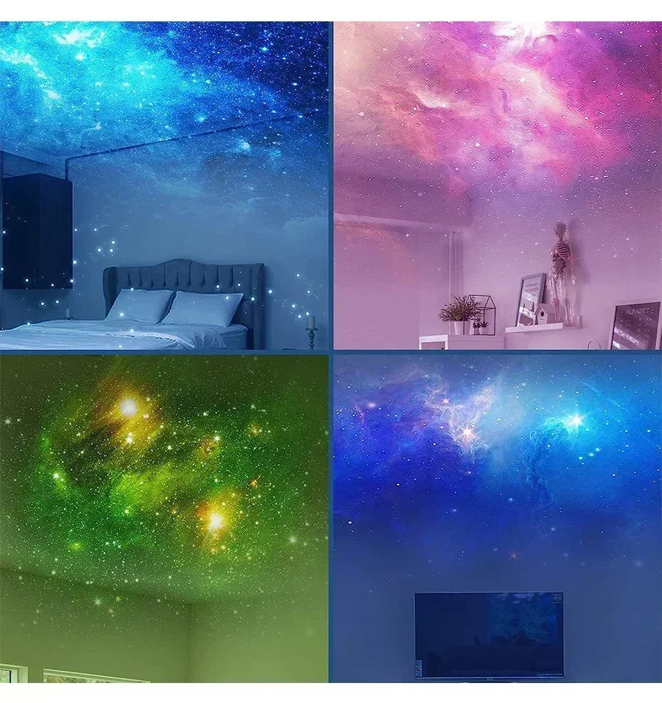 Projecteur d'étoiles Galaxy Night Light Astronaut Space Projector Starry Nebuleuse Plafonnier LED Lampe pour Chambre Maison Décorative enfants cadeau